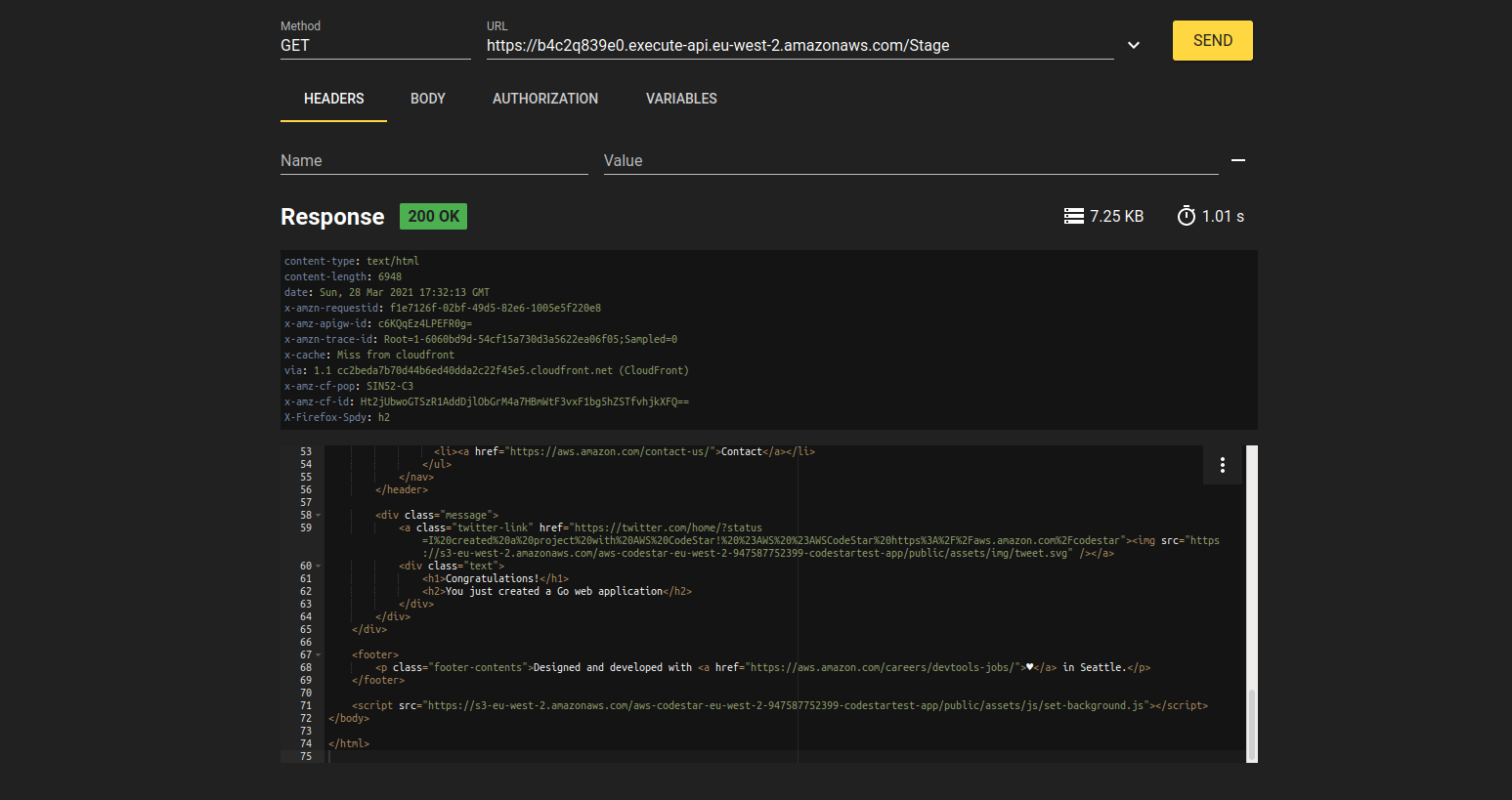 REST-Codestar